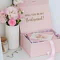 Personalized Bridesmaid Gift Box – Custom Proposal Box for Weddings, Maid of Honor, Bridesmaids, or Unique Keepsake Present Idea