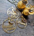 4 GOLD MITTOR Eid Decor Ramadan tree decor Ramadan ornaments Ramadam Eid Custom Wood Personalized Ornament custom Islamic EID Gifts