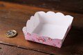 10 x Pink Floral Paper Food Tray Vintage Chic Party Serving Individual Food Wedding Table Setting Small Tiny 626728