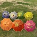 10 Pcs Mix Lot Indian Wedding Umbrella Umbrella Decorations Parasols Cotton Umbrellas