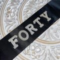 Bride Sash, Hen do Sash, Personalised White SASH, Birthday Sash, Pearl Sash, Satin Personalised Sash, Custom Sash, Bride to be Sash