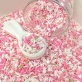 FAKE Pink Lover, Strawberries and Cream Polymer Clay Sprinkle Mix (NOT EDIBLE)
