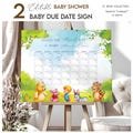 Editable Winnie-the-Pooh Bear Baby Shower Baby Due Date Templates – Instant Access on Canva   #CCWINNIE