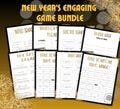 New Years Game Bundle, New Years Eve Printable Games, New Years Activity, New Years Party, New Years Eve Party Games
