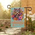 Customized Yorkie Garden Banner, Yorkie Lover Gift, Mother's Day Decoration, Grandma Gift, Mother In-Law Present, Custom Spring Yorkie Decor