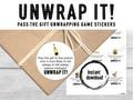 New Year Pass The Gift, Group Unwrapping Game Stickers, Pass the Parcel Prompts, Unwrap the Gift Game, Pass the Prize, New Year's Eve Game