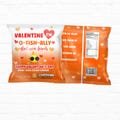 Valentine Baked Fish Crackers Wrapper Template | Editable Snack Pack Favor | DIY Printable