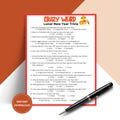 Printable Crazy Weird Lunar New Year 2025 Trivia Game, Chinese New Year, Pub Trivia, Icebreaker Games for Work