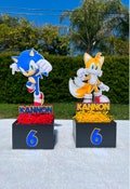 Sonic Centerpieces, Sonic Party supplies, Sonic party Favors, Sonic birthday decorations, Tails, Knuckles, Shadow, Sonic birthday party