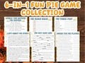 Pie Game Bundle Fun Party Activities for National Pie Day, Would You Rather, Pie Emoji Game, Left-Right Pie Story, Pie Think Fast, Mad Libs
