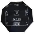 Unique Skelly Design Umbrella with UV Protection - Perfect for Retro Street Game Enthusiasts