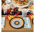 6 Racing Car Paper Plates, Wheel Shaped Plates, Two Fast Birthday, Fast One BIrthday, Truck Party