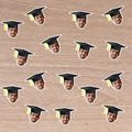 personalized face confetti, photo confetti, custom face photo confetti, graduation decorations 2025, 2025 graduation, senior 2025