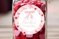Bow Valentine's Day birthday party  favor tags, Sweeheart first birthday party, Hearts 1st birthday or any age, Pink Bow birthday Winter