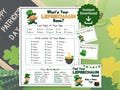 Whats Your Leprechaun Name Game, St. Patricks Party Game, Leprechaun Name Generator - Printable Game for Kids, Name Tags + SIGNS, US LETTER