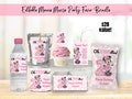 EDITABLE Oh TWOdles Minnie Mouse Birthday Party Favor Bundle, 2nd Bday, second birthday, water bottle, juice, cupcake, chip, chocolate label