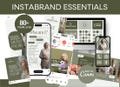 Menopause coach logo and Instagram templates with Canva designs for wellness branding, social media posts, stories, reels and business cards