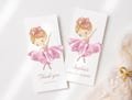 Ballerina Scrunchie Card Template, Ballet Birthday Scrunchie Card, Dancer Party Favour, Scrunchie Holder, Tutu Cute Scrunchie Label
