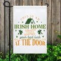 Irish Home Garden Flag Good Luck Home Blessing Cute Irish Quote Garden Banner St Patricks Day Funny Quote For Front Door Irish Decor Gift