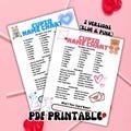 What’s Your Cupid’s Name? Game, Printable Valentine’s Day Party Activity for Kids,Teens & Adults | What’s Your Name game Valentines Activity