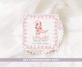 Howdy Cowgirl Valentine Favor Tag |  Cowgirl Boot Valentine | Pink Cowboy Boots | Western Girl | Valentine's Party Tag | Editable Valentine
