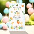 Editable Easter Teacher Gift Tag Easter You're The Best Teacher Any Bunny Could Ask For Gift Tag Easter Appreciation Tag Instant Download E1