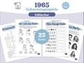 60. Geburtstag Partyspiele - 25 personalisierbare Spiele zum Jahr 1965 - digitales PDF zum ausdrucken