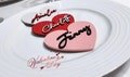 Valentine's Name Tags|Wooden Heart Name Tags|Wooden Name Labels|Name Plate Tag|Valentines day basket tags|Name tags|Valentine Gifts