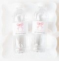 Pink Bow Water Bottle Label Printable, Pink Coquette Bow Water Labels, 1st Birthday Water Label Sticker, Pink Bow Label, Bow Birthday, BD126