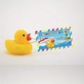12 - "CONQUACKULATIONS" Tags and (12) Rubber Ducks. CONQUACKULATIONS, share the joy by sharing Rubber Ducks and tags on your next cruise.