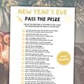New Year's Eve Pass The Prize Game | New Years Pass The Present Poem | Printable NYE Pass The Gift Game | Poem Game | Ice Breaker Game PDF
