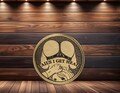 CUSTOM Coin / Custom Engraving Coin / Pendant   / Heads I get tails / EDC / gifts for him / groomsman gift / Challenge coin heads tails coin