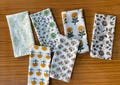 Assorted Reusable Napkin Set of 6, Printed Cloth Napkins, Hand Block Cotton Mix and Match Dinning Table Napkins, Wedding Party Napkins set