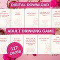 GIRLS NIGHT GAMES | Galentines | Digital Adult Drinking Game | Card Game | 117 Cards, Party Game, Bachelorette, Pre-drinking, Drink if
