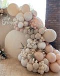 Neutral arch balloon Garland Kit, beige brown cream balloons , balloon arch kit, birthday balloons, hen party, baby shower, party supplies