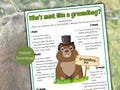 Who's The Most Like a Groundhog, Printable Groundhog Day Activity for kids + adults, Fun Groundhog Party Game, Groundhog Icebreaker Game