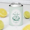 Personalized Camp Bachelorette Coozie – Customizable Can Cooler for Outdoor Bridal Parties