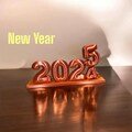 New Year 2025 Inflatable Style – 3D Printed Party Decor