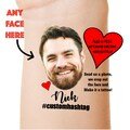 Groom tattoo bachelorette party favors for bridesmaid, Vegas bachelorette gift, personalized dog face tattoo, custom temporary tattoos