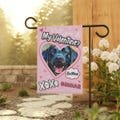 Black Lab Valentine's Day Garden Banner, Be Mine, xoxo, Will You be my Valentine, Valentine's Day Decor, Labrador Love Gift, Valentine Gift