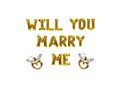 Will You Marry Me Proposal Letter Balloon Kit Custom Engagement Party Decorations Surprise Proposal Setup Decor