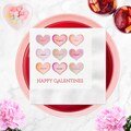Custom Conversation Hearts Cocktail Napkins, Love Cheers Cocktail Napkins, Happy Galentines, Galentines Day Decor, Galentines Gang Napkins