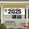 Personalized Graduation Banner, Personalized Banner, Party Backdrop, Photo Banner, Graduation Banner, Class of 2025 Banner, Graduation Decor