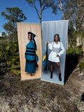 Custom Graduation Retractable Banner Stand with Full-Color Print | Adjustable Backdrop for Parties & Events, Class of 2025 Photo Print