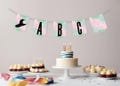 A5 Wicked Movie Inspired DIY Party Banner PDF Instant Download Printable Elphaba Glinda Banner Wizard of Oz Party Decor Green Pink Party A5