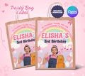 Editable Ms Rachel Party Bag Label, Ms Rachel Printable Party Favor Bag Label, Ms Rachel Party Printable, Canva