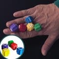 Gonggi Set of Five-Pieces and Holder Comes With Free Fast Shipping, Stone Game - Traditional Korean Gonggi Set with Elegant Holder