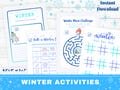 Winter Activities, Winter Activities Bundle, DIY Winter Games, DIY Winter Activities, Winter Classroom Activities, Snow Day Activities