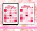 Fitness Vision Board Printables, 2025 Vision Board Template, Girly Bingo Card, Manifestation, 2025 New Year Goals, Printable Vision Party