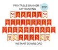Chinese New Year banner printable / Chinese New Year 2025 banner / Chinese New Year decorations / Lunar New Year PDF / New Year of the snake